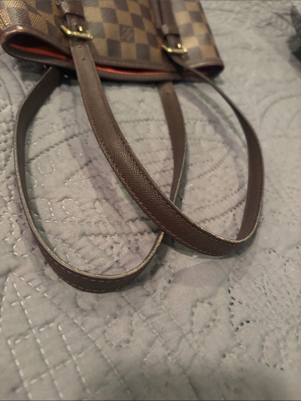 Louis Vuitton Neverfull MM Damier Ebene Tote in Brown - Picture 8 of 10